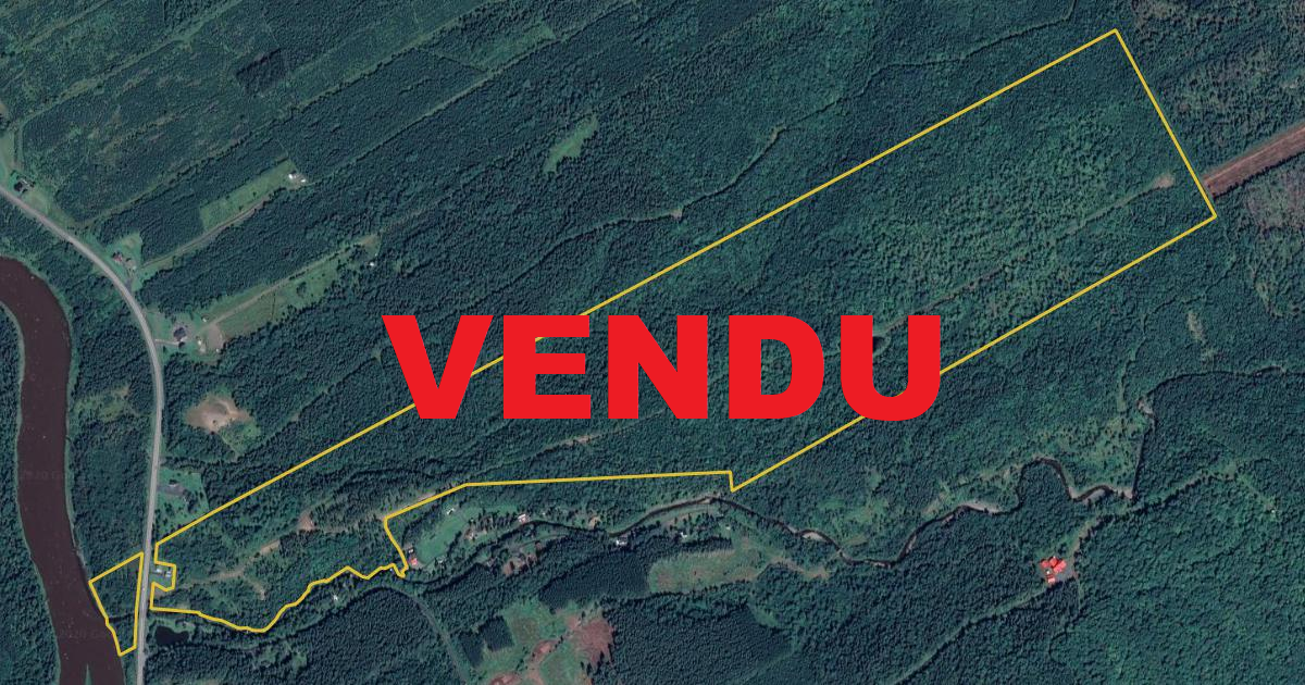 Vendu à SteCatherinedelaJacquesCartier